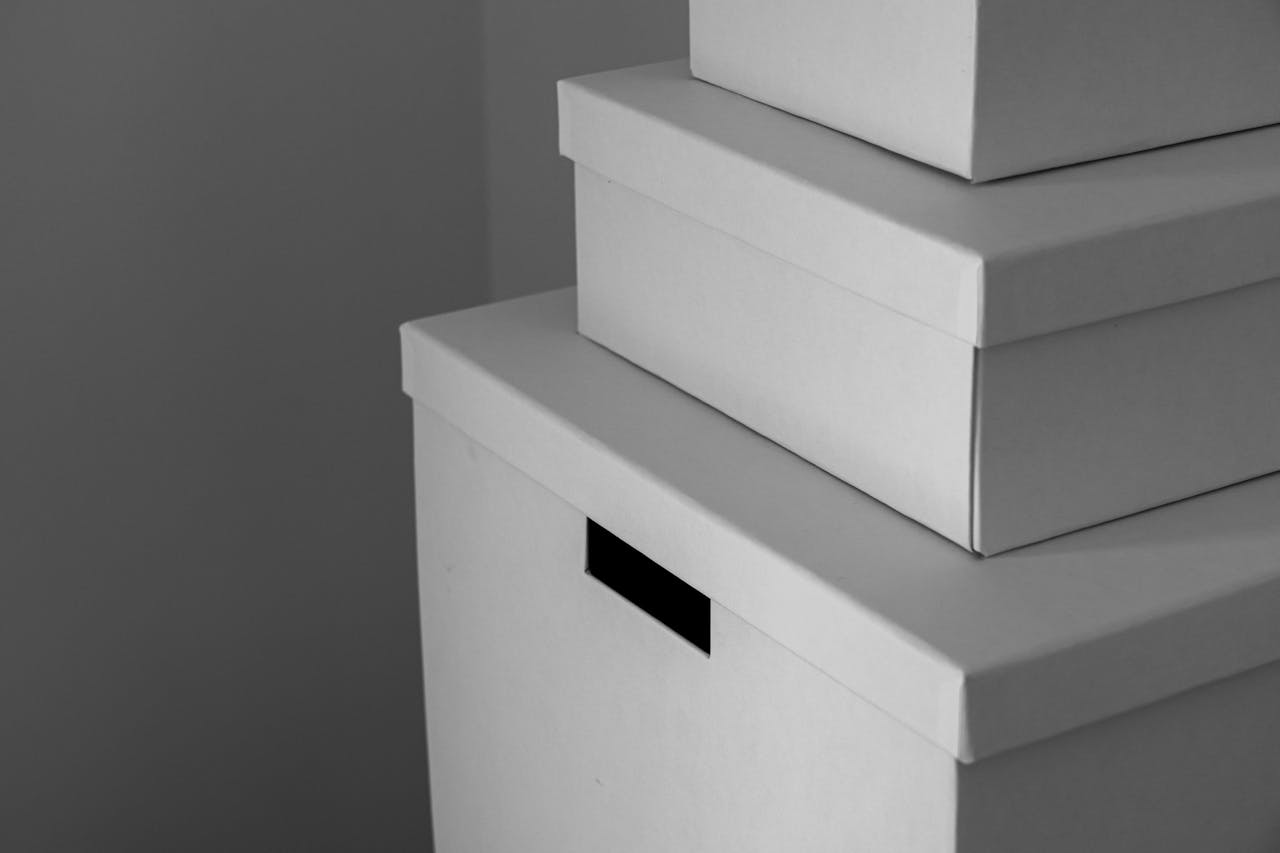 Cajas de archivo de cartón